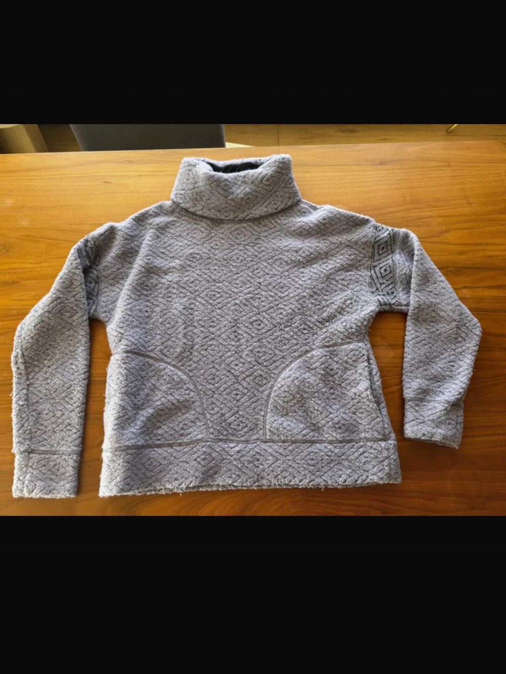 prAna Cozy Quilted Turtleneck Sweater - Light Purple